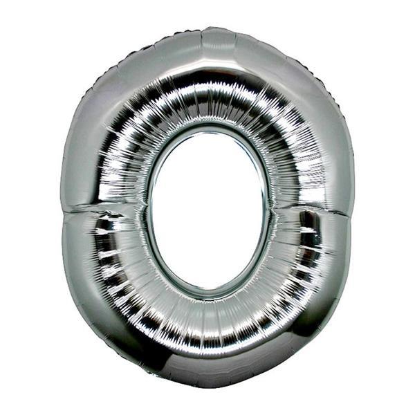 O Harf Folyo Balon Gümüş Renk  40 İnç (4915) Go-53-vice/(1395) - Image 1