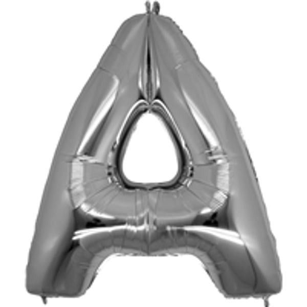A Harf Folyo Balon Gümüş Renk  40 İnç (4915) Go-53-vice/(1395) - Image 1