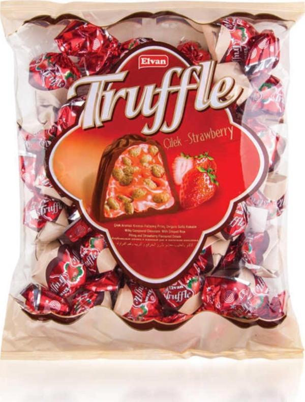 Elvan Truffle Çilekli 500 gr (1 Poşet) - Image 1