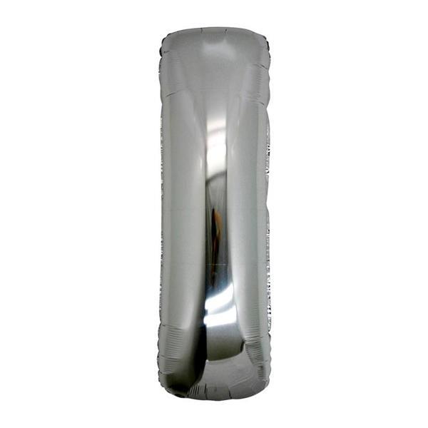 I Harf Folyo Balon Gümüş Renk  40 İnç (4915) Go-53-vice/(1395) - Image 1