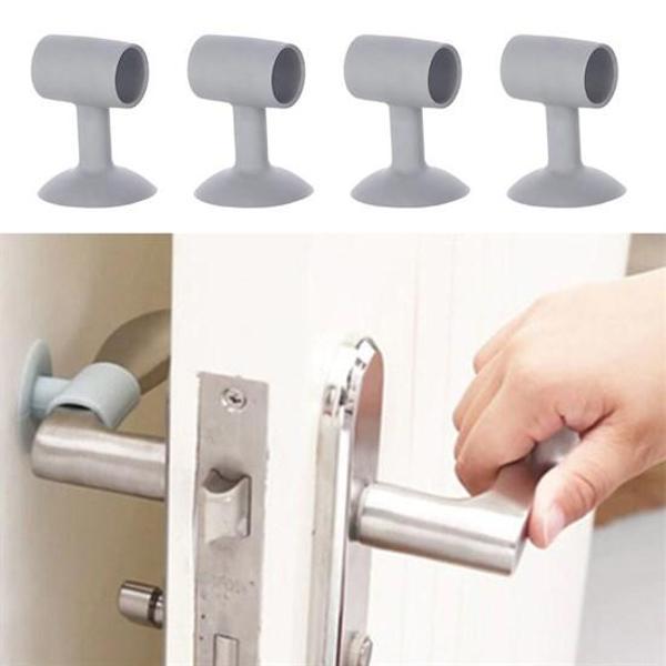 4 Adet Çok Amaçlı Vakumlu Kapı Stoperi,kablo Organizeri,telefon Sabitleyici (4915) Go-53-vice/(1395) - Image 1