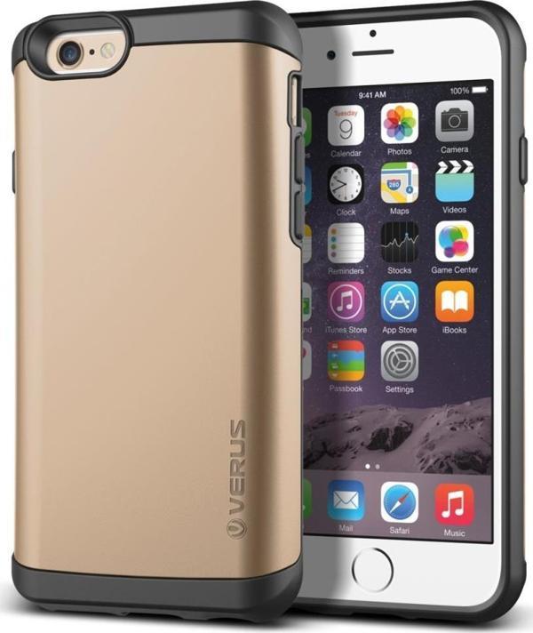Verus iPhone 6 4.7 ile Uyumlu Case Damda Veil Series Kılıf Renk  Shine Gold - Image 1