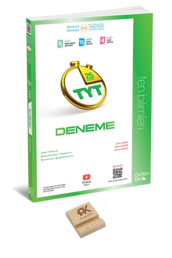 345 TYT 2026 Fen Bilimleri Denemesi + Telefon Standı - Üç Dört Beş Yayınları - Image 1