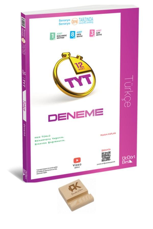 345 TYT 2026 Türkçe Denemeleri + Telefon Standı - Üç Dört Beş Yayınları - Image 1