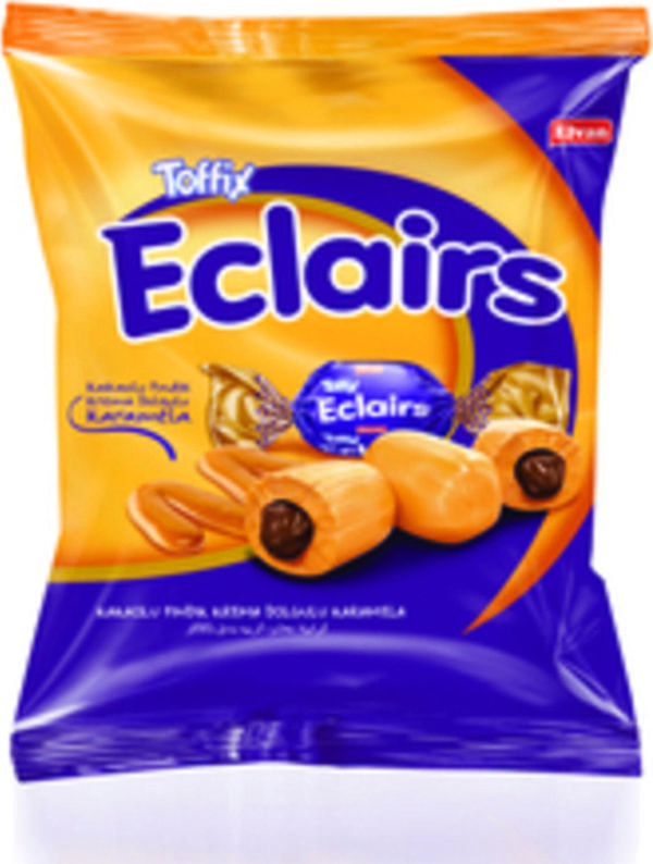 Elvan Toffix Eclaırs Kakaolu Şeker 1000 Gr. (1 Poşet) - Image 1