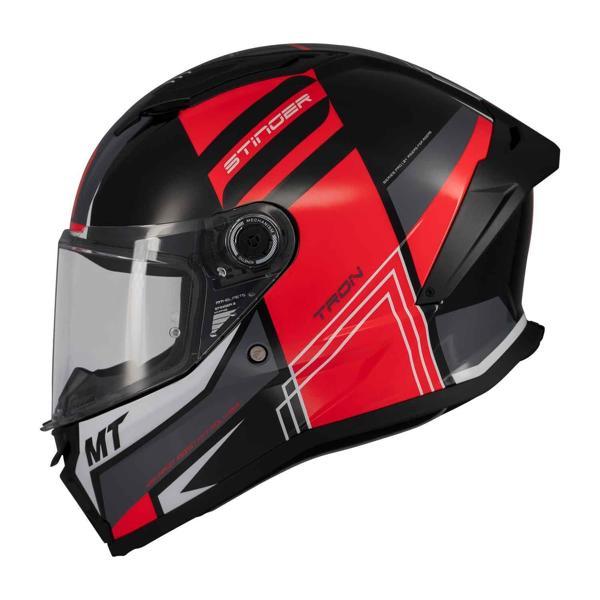 Mt Stinger 2 Tron B15 Parlak Kapalı Kask - Image 1