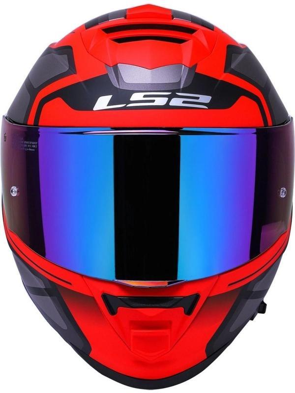 Ls2 Storm 2 Faster Full Face Motosiklet Kaskı Şeffaf + Gökkuşağı Vizörlü - Image 1