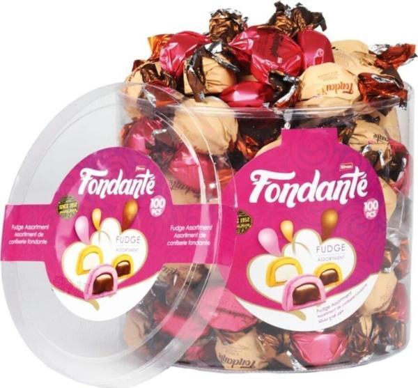 Elvan Fondante Fudge Mix 1000 gr. Silindir (1 Paket) - Image 1