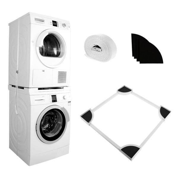 Çamaşır Yıkama Makinesi Ve Çamaşır Kurutma Makinesi Kemerli Birleştirme Aparatı Montaj Kiti - Image 1