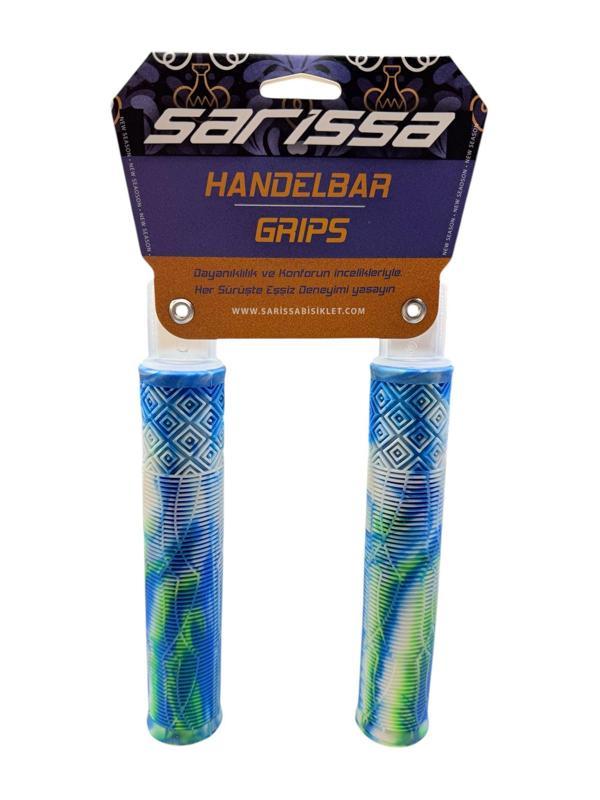 17 CM Mtb Bmx Freeride Elcik Silikon Bisiklet Elcik Kaymaz Yapı Dirt Jump Bisiklet Elciği Mavi Yeşil - Image 1