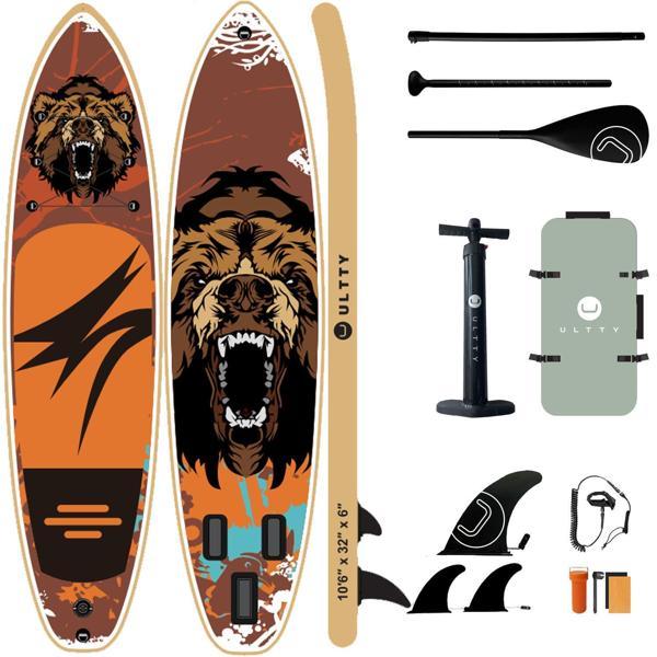 ULTTY Sup Paddle Board Seti (Şişme Paddle Board + Kürek + Pompa) Sup Board/Stand Up Paddle 320-81-15 - Image 1