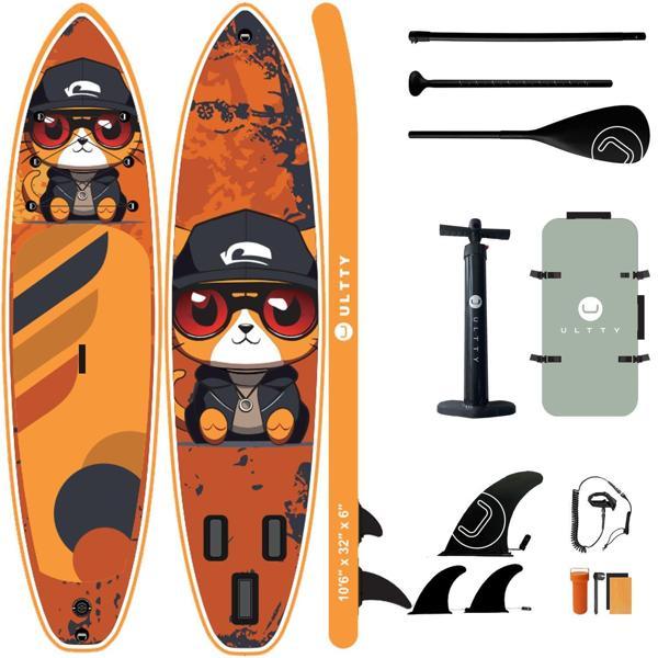 ULTTY Sup Paddle Board Seti (Şişme Paddle Board + Kürek + Pompa) Sup Board/Stand Up Paddle 320-81-15 - Image 1