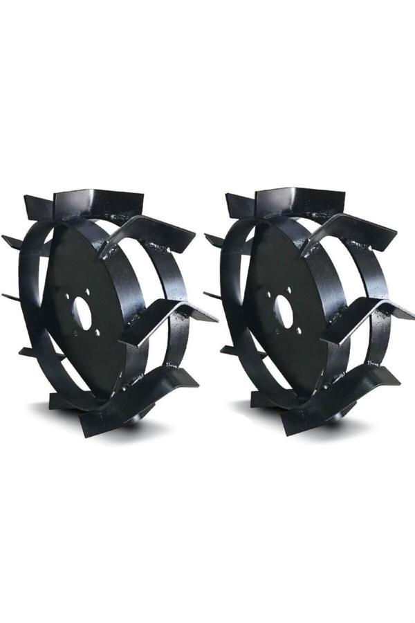 ASVERA Çapa Makinesi Demir Teker Takımı (2 Adet) | Poryasız, Tüm Markalarla Uyumlu - Image 1