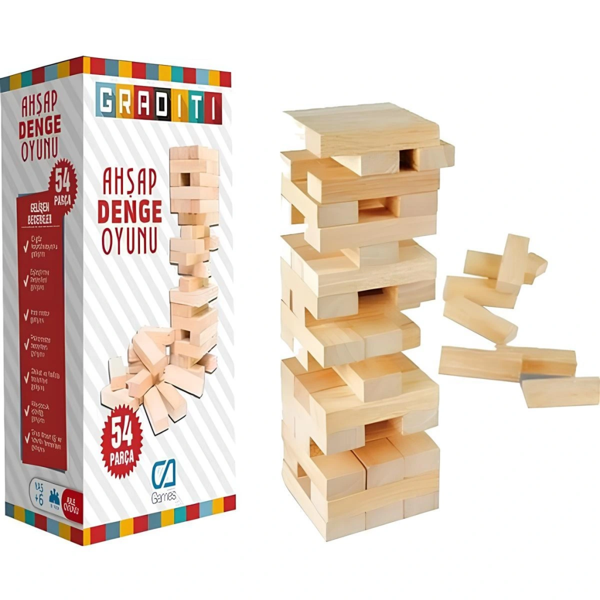 Nessiworld Graditi Ahşap Denge Oyunu Küçük Boy - Image 1