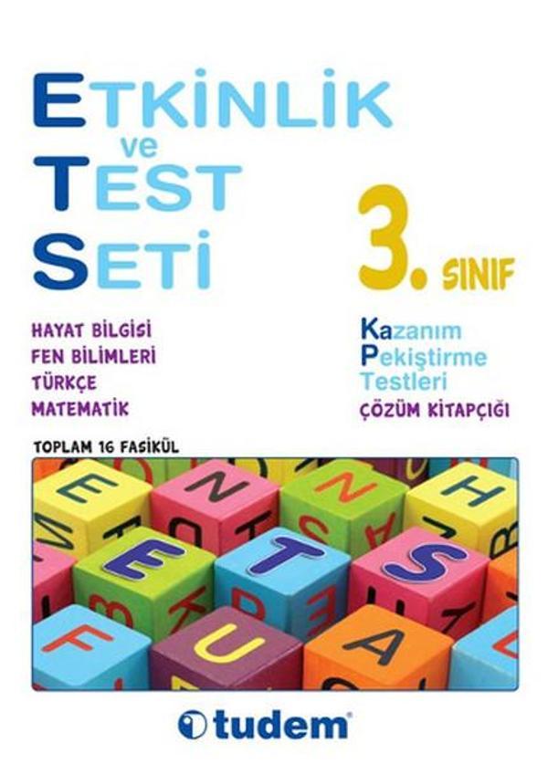 Tudem 3. Sınıf Etkinlik ve Test Seti - ETS - Tudem Yayınları - Ders Kitapları - Image 1