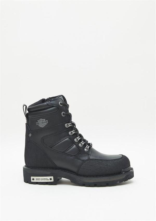 Harley Davidson Millo Black Deri Erkek Bot - Image 1
