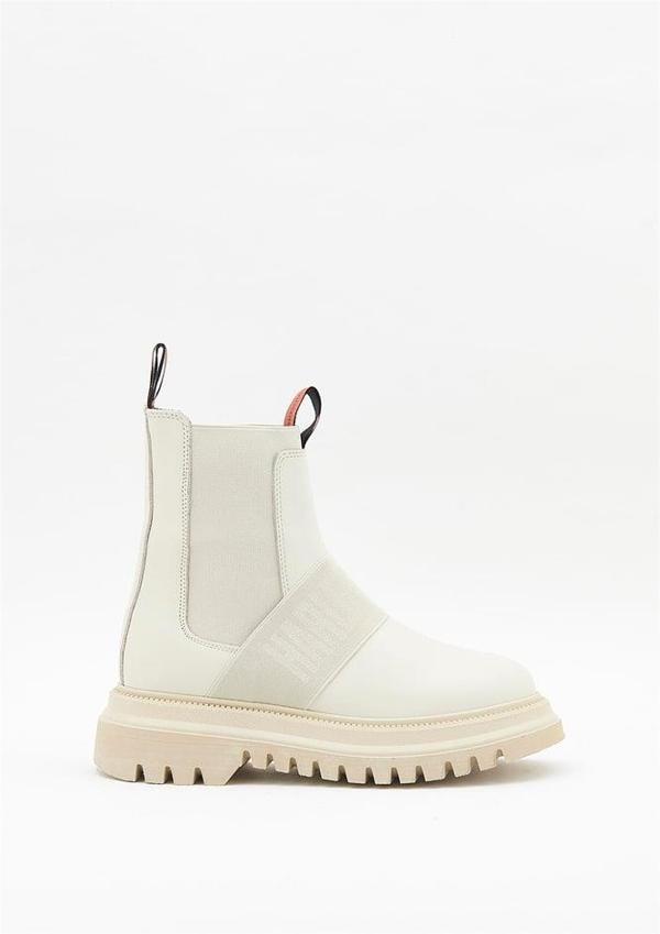 Harley Davidson Nefud Beige Antik Deri Kadın Bot - Image 1