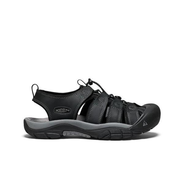 Keen 1022247 Newport Leather Black/Steel Grey Erkek Sandalet - Image 1