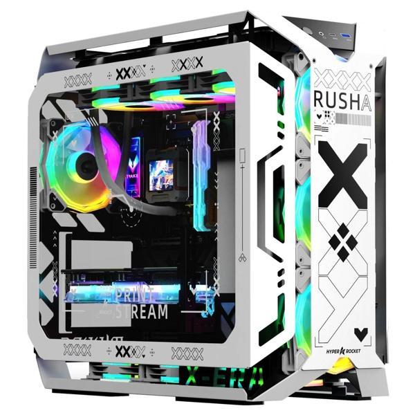 Hyper Rocket X-ERA PRO ATX RGB Gaming Beyaz Oyuncu Kasası - Image 1
