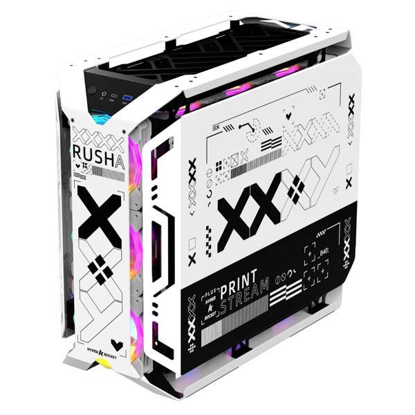 Hyper Rocket X-ERA PRO ATX RGB Gaming Beyaz Oyuncu Kasası - Image 1