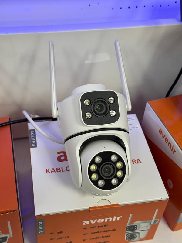 AV-S301 4MP 2 KAMERALI PTZ WİFİ KAMERA - Image 1
