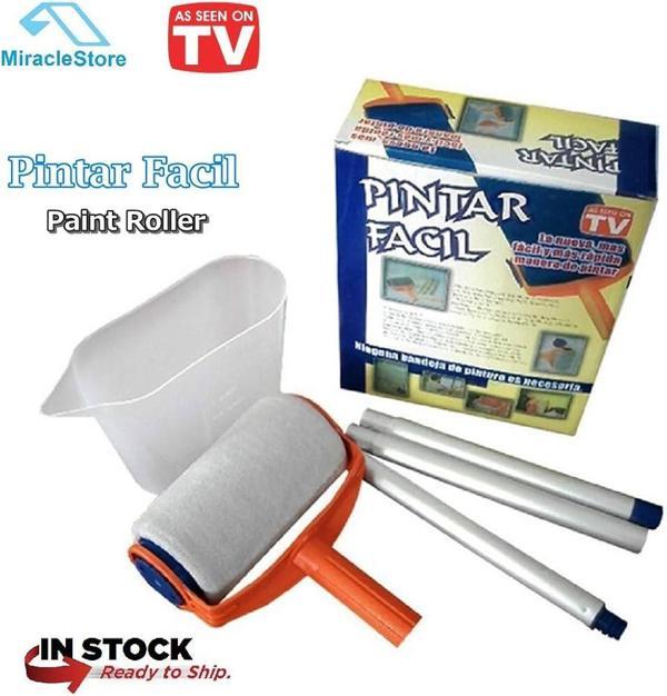 Pintar Facil Pratik Damlatmayan Boya Rulosu Ve Fırçası - Image 1