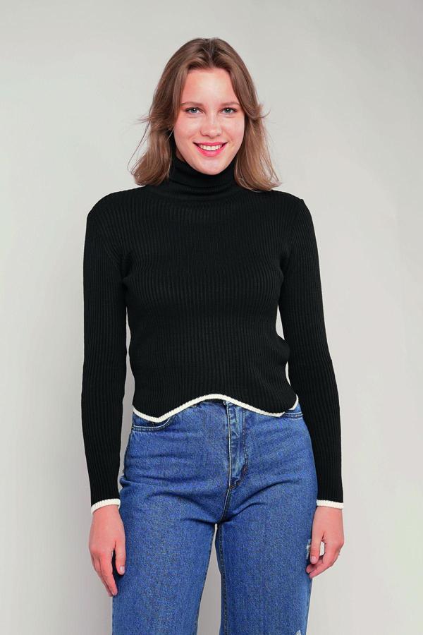 Gabria Balıkçı Yaka Kazak - Image 1