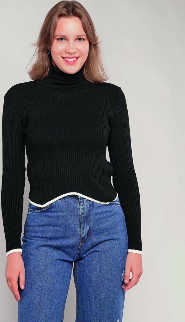 Gabria Balıkçı Yaka Kazak - Image 1