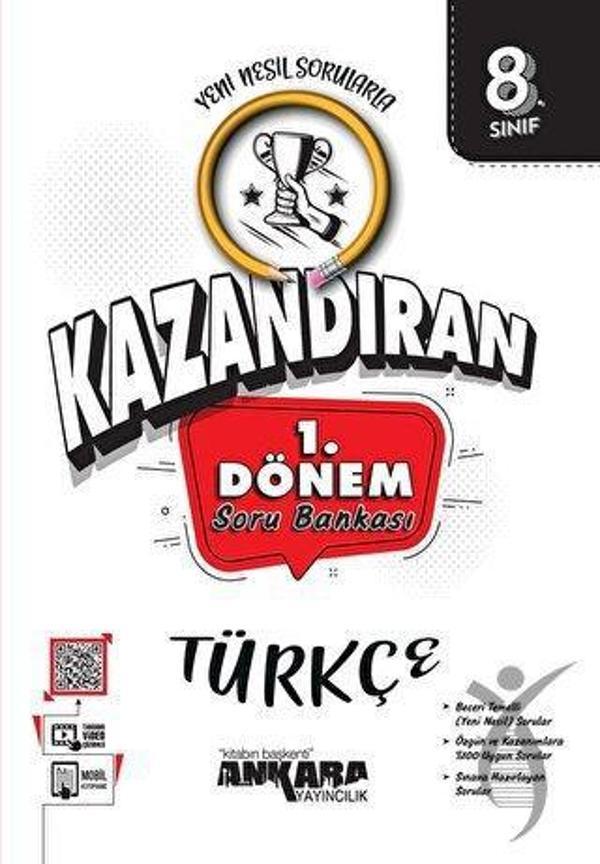 8. Sınıf LGS Kazandıran 1.Dönem Türkçe Soru Bankası - İş Bankası Kültür Yayınları - Image 1