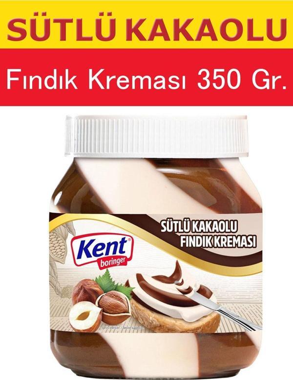 Kent Boringer Kb Sütlü Kakaolu Fındık Kreması-Çift Renkli 350 Gr - Image 1