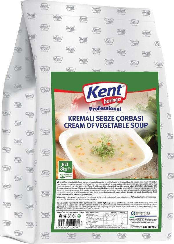 Kent Boringer Kremalı Sebze Çorbası 3Kg - Image 1