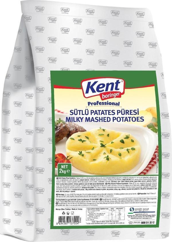 Kent Boringer Sütlü Patates Püresi 2 Kg - Image 1