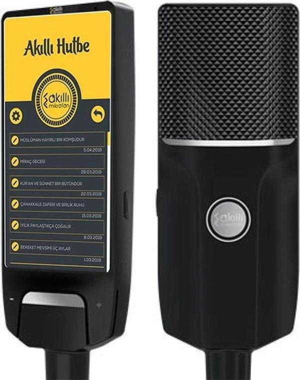 DHS1V1 DOKUNMATİK EKRANLI WİFİ DESTEKLİ ÇİFT MİKROFONLU AKILLI MİKROFON (ERCAN DAN ALIN] - Image 1