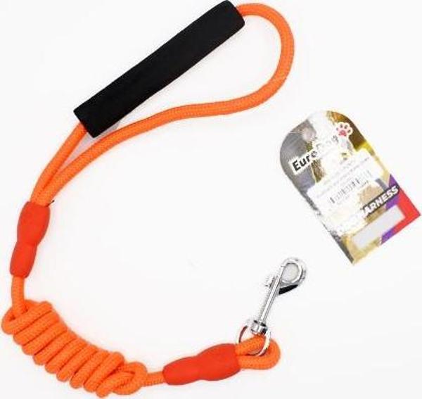 EuroDog Köpek Uzatma 8mmx120cm Turuncu - Image 1