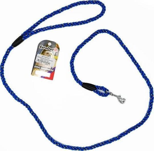 EuroDog Köpek Uzatma Reflektörlü 8mmx120cm Mavi - Image 1