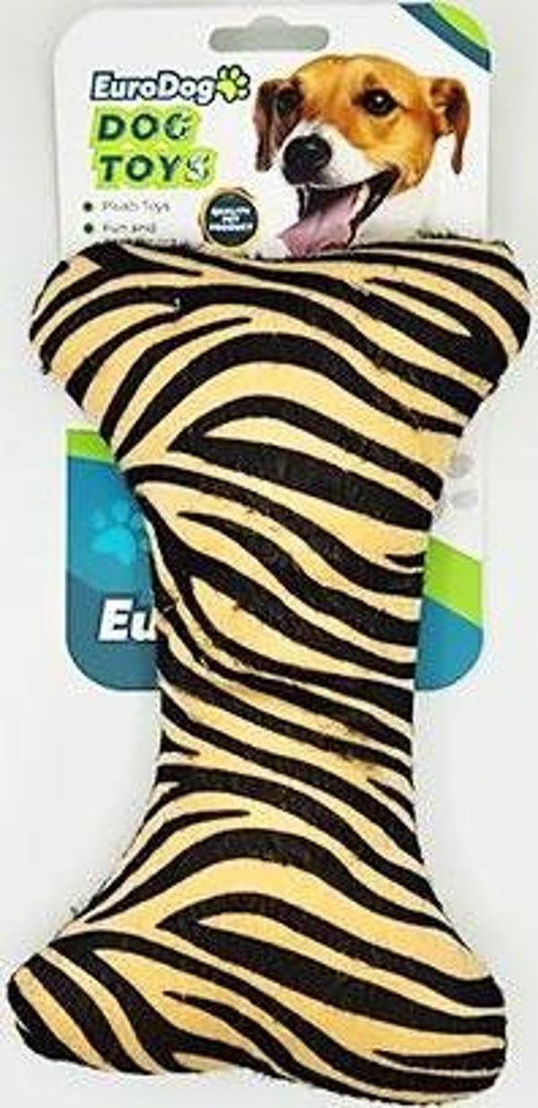EuroDog Peluş Kemik Köpek Oyuncağı 17x8 Cm - Image 1