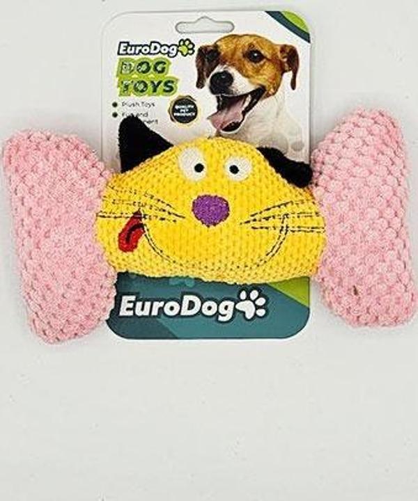 EuroDog Örgü Peluş Kemik Köpek Oyuncağı 19,5x11 Cm - Image 1