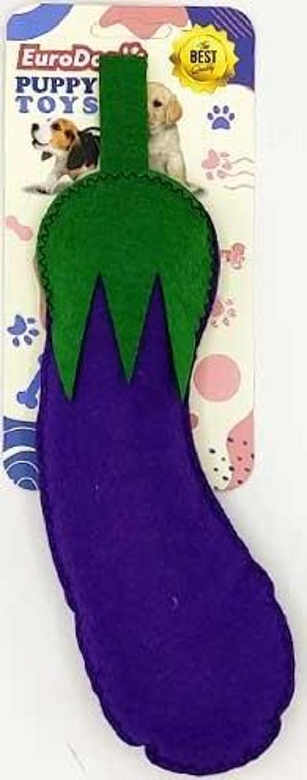 EuroDog Puppy Pet Toys Patlıcan - Image 1