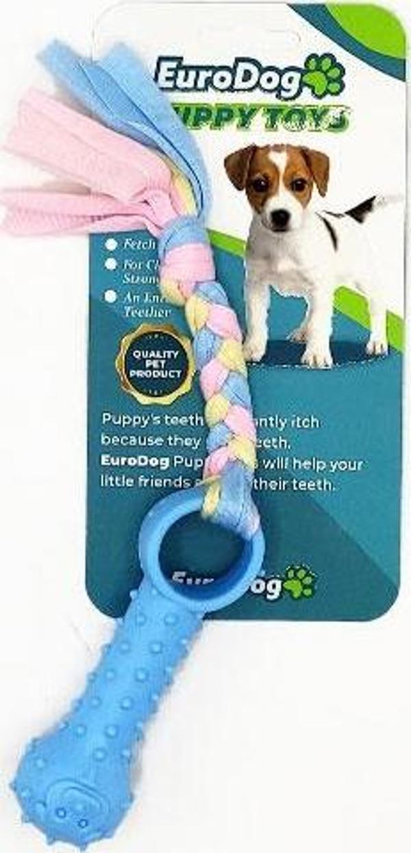 EuroDog Puppy Toys Mavi Ufak Kemik Diş Kaşıma Oy. - Image 1