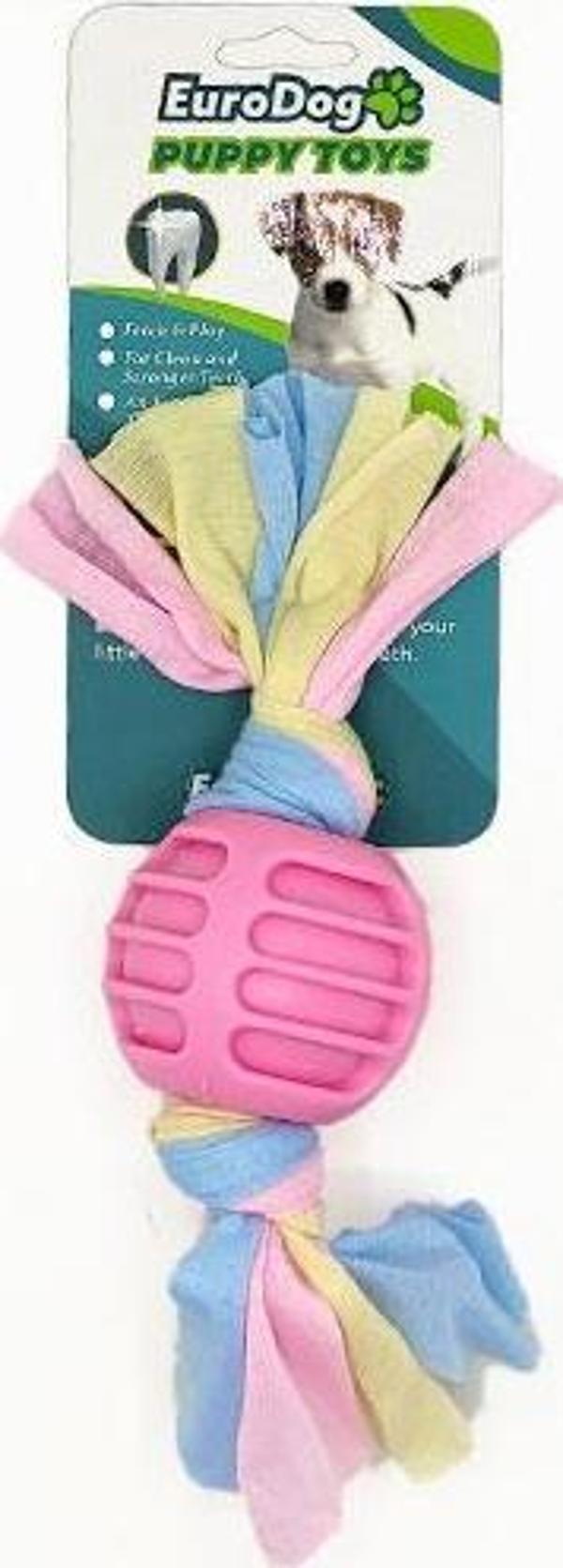 EuroDog Puppy Toys Pembe Ufak Top Diş Kaşıma Oy. - Image 1