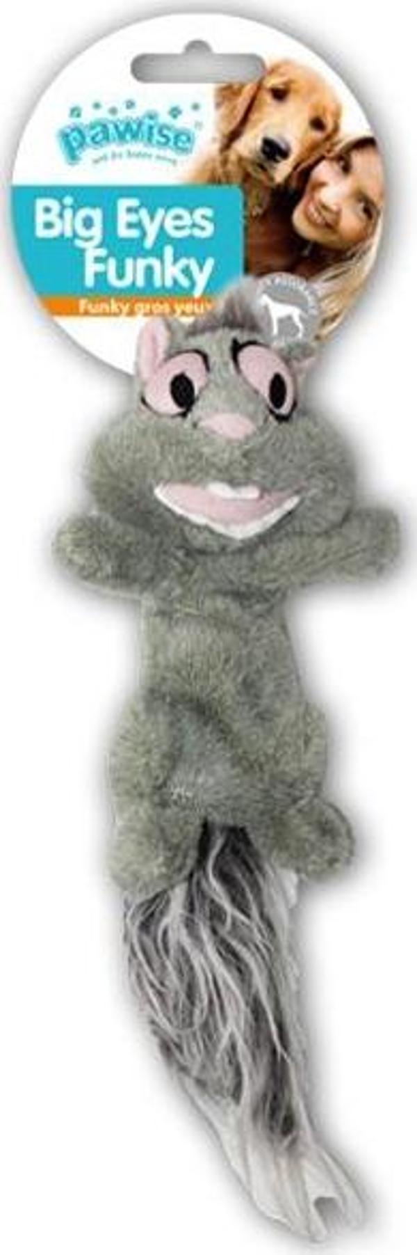 Pawise Big Eyes Funky Squirrel Peluş Oyuncak 29 cm - Image 1
