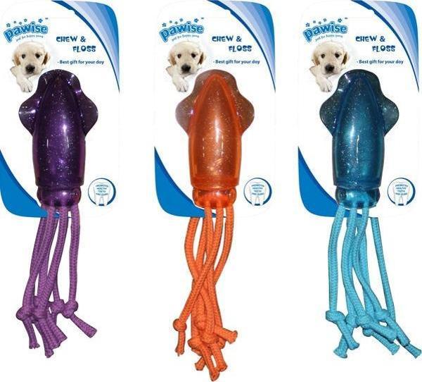 Pawise Mürekkep Balığı İpli Oyuncak S Boy - Image 1