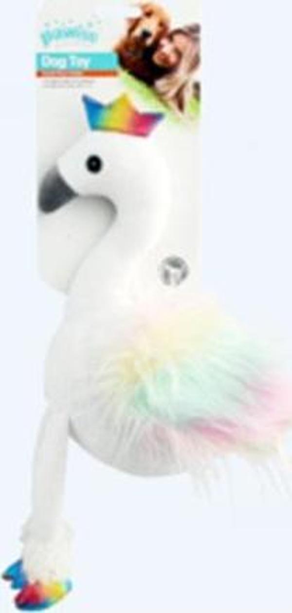 Pawise Rainbow World-Flamingo Köpek Oyuncağı - Image 1