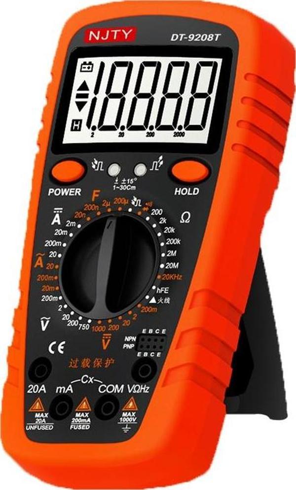 POWERMASTER PM-6241 EL TİPİ MULTİMETRE DİJİTAL ÖLÇÜ ALETİ * NJTY DT-9208T - Image 1