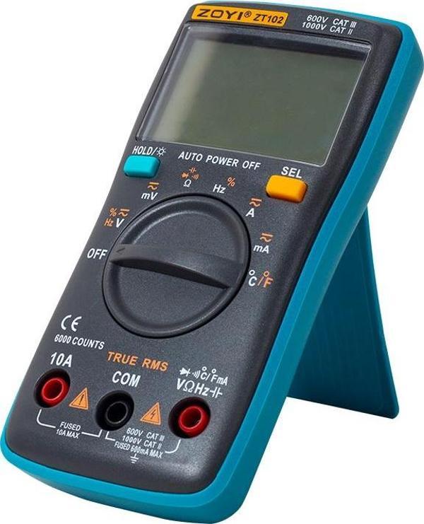 ZOYI ZT-102 TRUE RMS DİJİTAL ÖLÇÜ ALETİ - Image 1