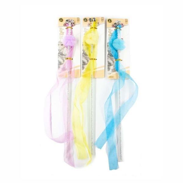 Catlife Kurdaleli Kedi Oltası Oyuncağı Karışık Renk 45 Cm - Image 1