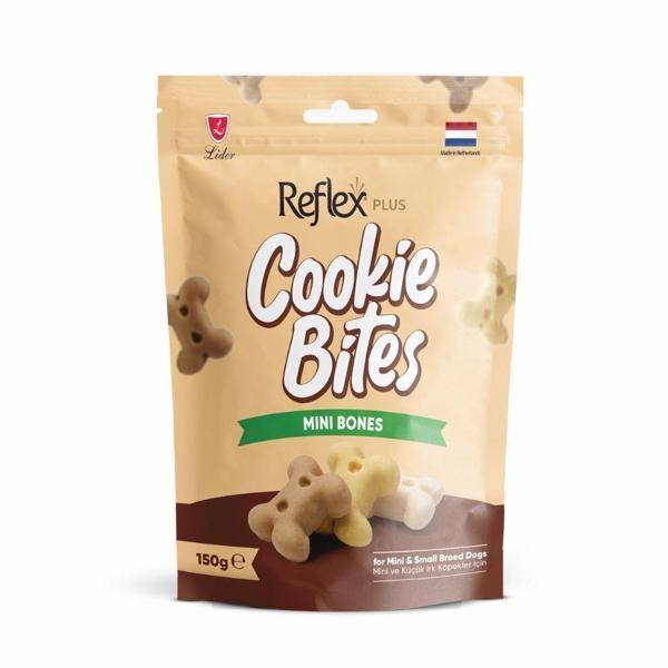 Reflex Plus Cookie Bites Mini Bones Küçük Irk Yetişkin Köpek Ödül Maması 150 gr - Image 1