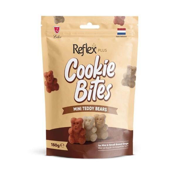 Reflex Plus Cookie Bites Mini Teddy Bears Küçük Irk Yetişkin Köpek Ödül Maması 150 gr - Image 1