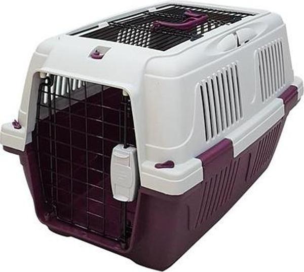 Strong CD2 Üstten Açılabilir Kedi-Köpek Taşıma Çantası Bordo 50x33x29cm - Image 1