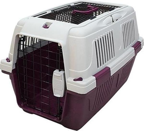 Strong CD4 Üstten Açılabilir Kedi-Köpek Taşıma Çantası Bordo 63x41x40cm - Image 1